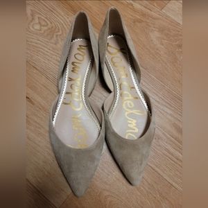 sam edelman nude flats size 9